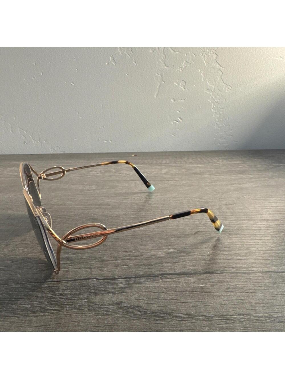Tiffany And Co. Sunglasses TF 3065 6105/3D Tortoise Gold FRAMES ONLY 56-18-135 - Picture 2 of 6